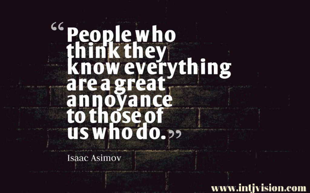 INTJ quote 14