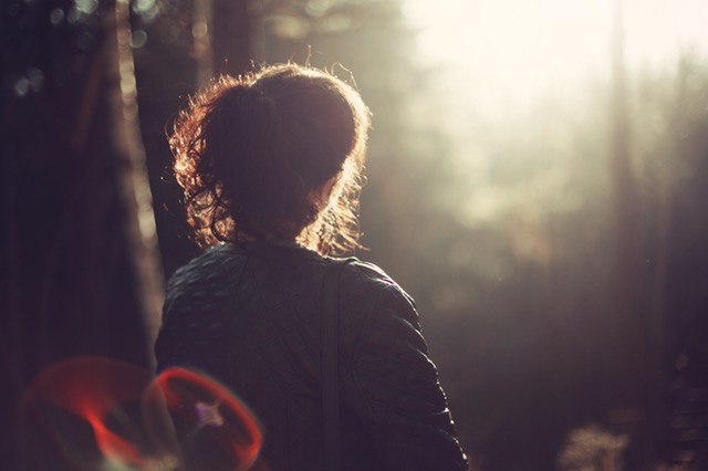 alone introverted female